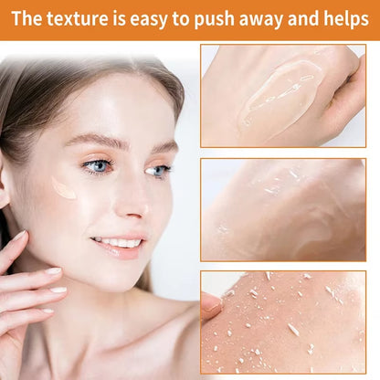 50G Orange Exfoliating Gel for Facial Body Gentle Orange Facial Scrub Body Cleansing Gel Dead Skin Remover Scrub Skin Cleaning