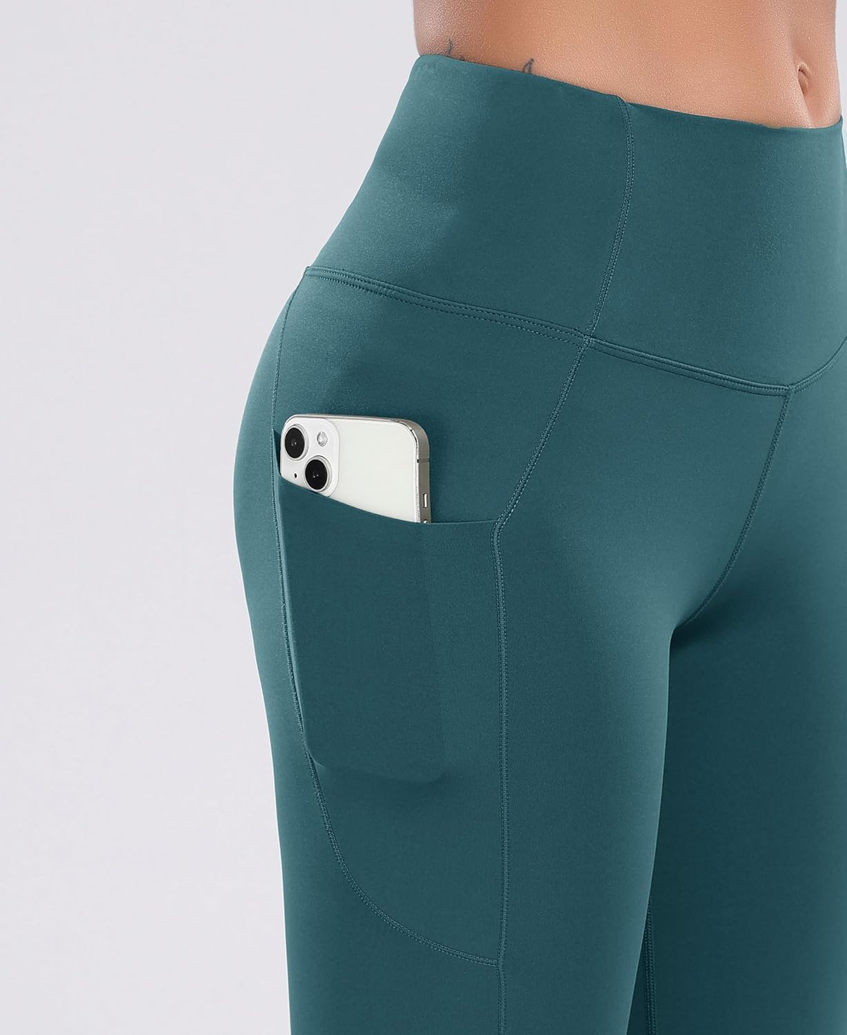 Women'S Short Yoga Side Pockets High Waist Workout Running Shorts