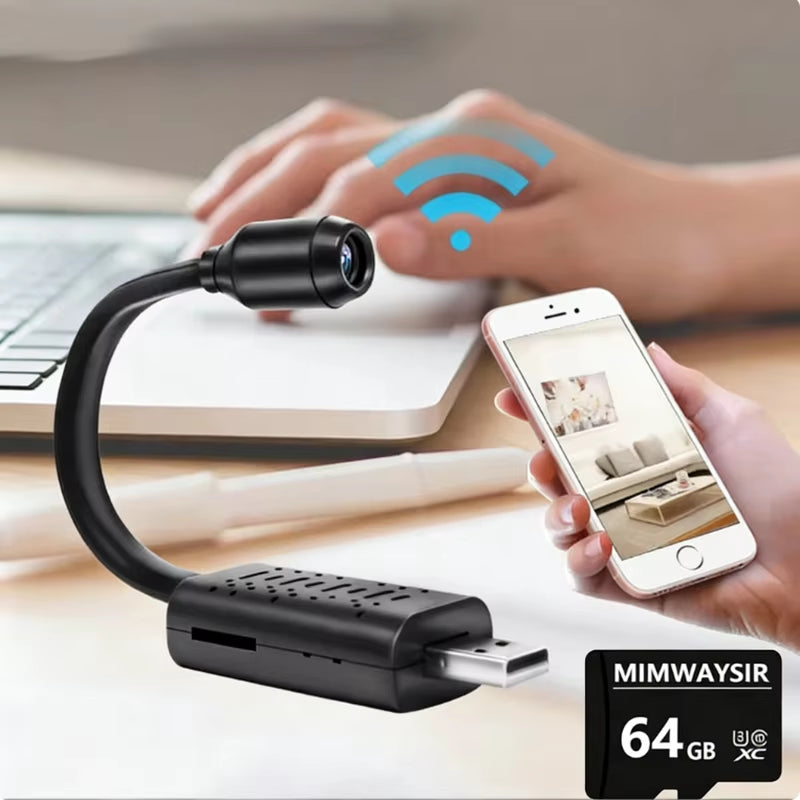 New Wifi Camera Mini High-Definition 1080P Motion Detection Wifi Computer Usb Mini Night Vision Camera Home Security